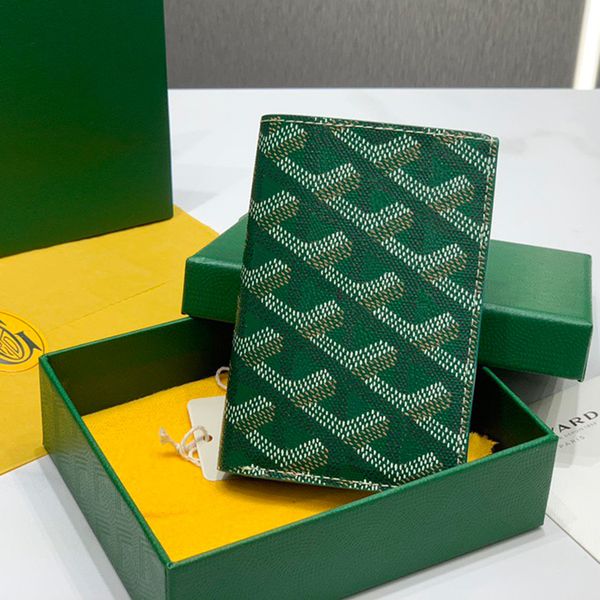 

10A Designer Bag Luxury Wallet WOODY Tote Bag Men's Wallet Zero Wallet ID Card Storage Luxury Designer Fashion Credit Card Thin Edition Bus Card Clip Wallet, Light green