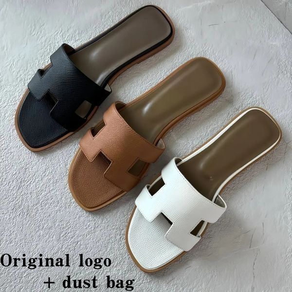 

Designer slippers genuine leather women sandals denim women slippers beach summer luxury beach slippers for women Slides waterproof comfortable black size 35-43, H-34