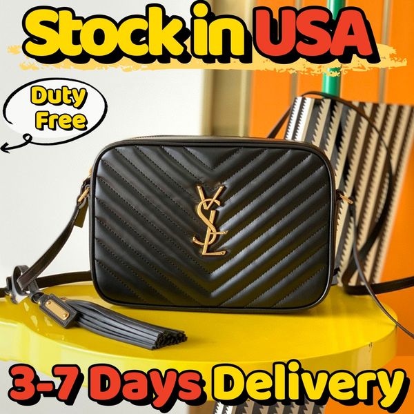 designer bag shoulder bag luxury bag purse crossbody bag simple and elegant women's handbag high-quality leather camera bag black letter underarm bag 10A