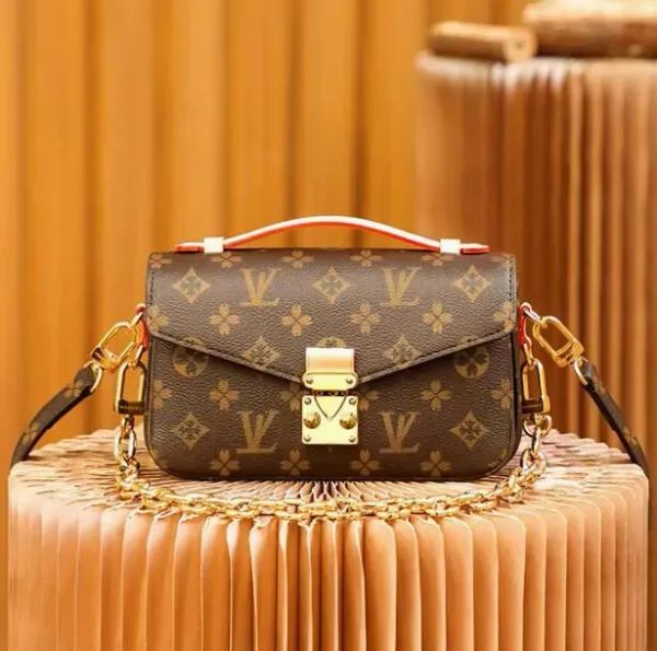 

Luxury designer women crossbody Satchel Oxidizing METIS Elegant Handbag Messenger Shoulder Bags Ladies Clutch Purse tote bag Female backpackAA, Coffee