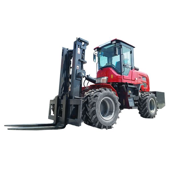 Heavy Duty 4WD Rough Terrain Forklift for Construction Sites