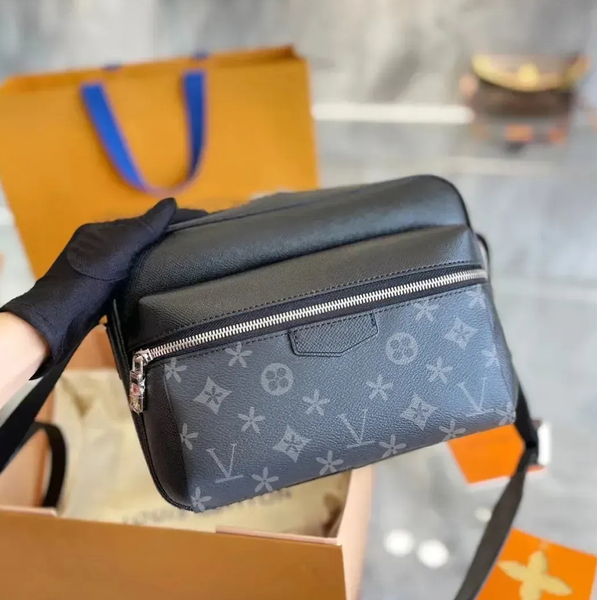 

2026 TOP Handbags Women Men Leather TRIO Messenger Bags Shoulder Make up Bag Designer Handbag Tote Man's bag, 21#