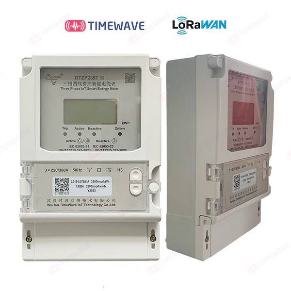 Nb-Iot Three Phase Smart Electric Energy with Prepaid Remote on-off Control - and Meter for Electricity