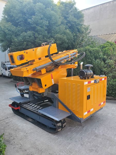 

Hydraulic Pile Driver for Guardrails | Professional Highway Barrier Installation Machine