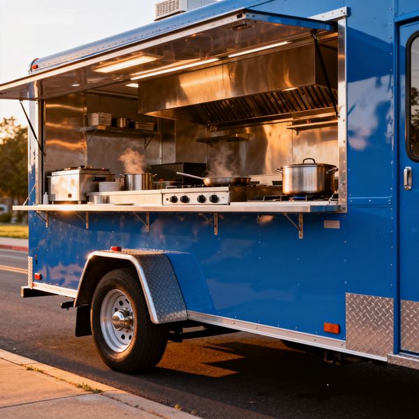 

CE Certification Trailer Red Truck Mobile Cart Selling Food for with Axles Two Service Window