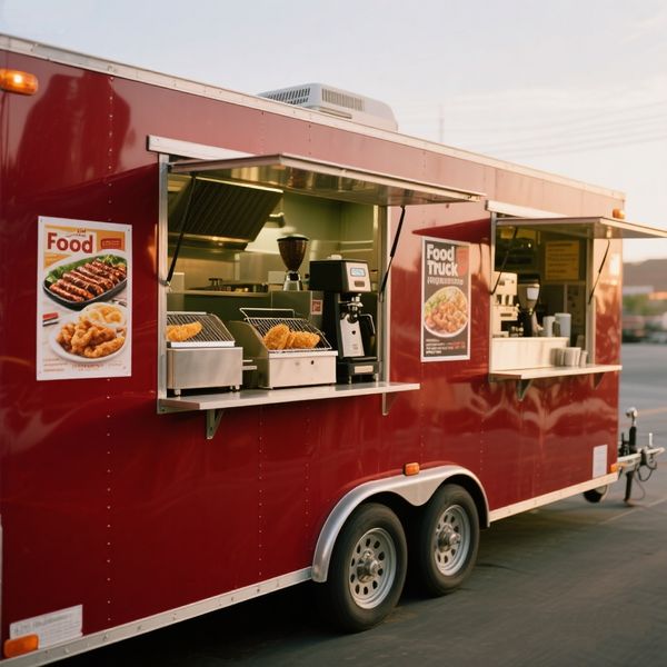 

Custom Food Truck Mobile Catering Trailer for Sale UK Ready Design CE Certified Kitchen Full Equipment Mobile Coffee Trailer