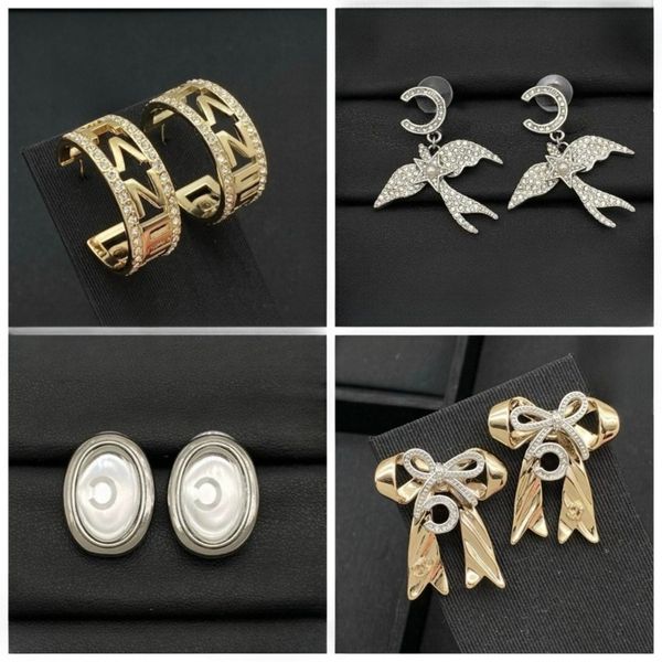 

Women's Designer Earrings Elegant Studs Earrings Pearl and Diamond Earrings 18k Gold Plated Earrings Luxury Stud Earrings Wedding Jewelry Gifts