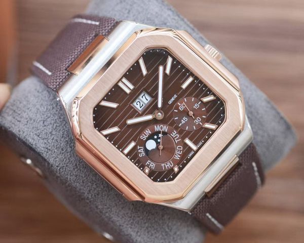 

Luxury High-End Fashion Men's Watch: A Perfect Blend of Classic and Fashion, Balancing Elegance and Sophistication, with Exquisite Gift Box and Factory Certificate, Pink
