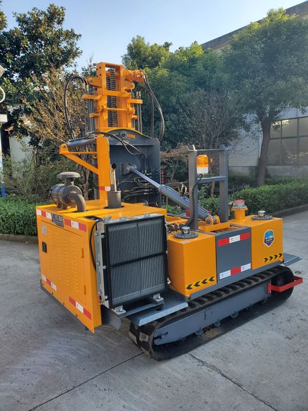 

Hydraulic Crawler Pile Driver | Solar Ramming Machine with 6m Piling Depth