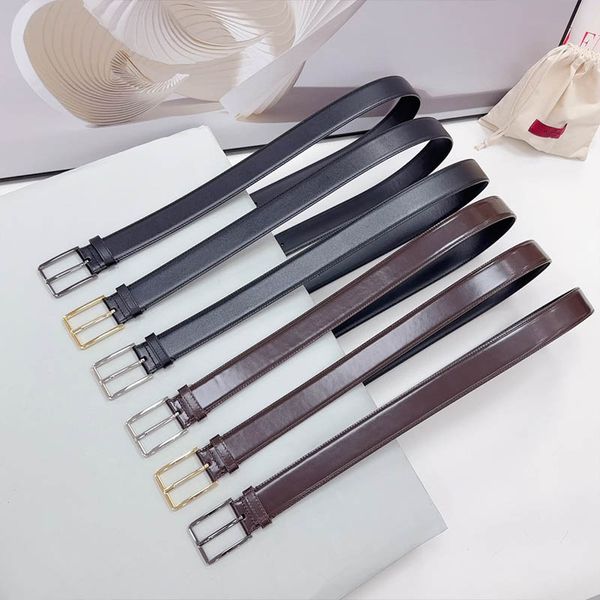 

Men's genuine leather cowhide belt with pin buckle, classic trouser belt to match dress pants, suits, and formal attire.3.4cm, 3.4cmcoffee-colored silver buckle