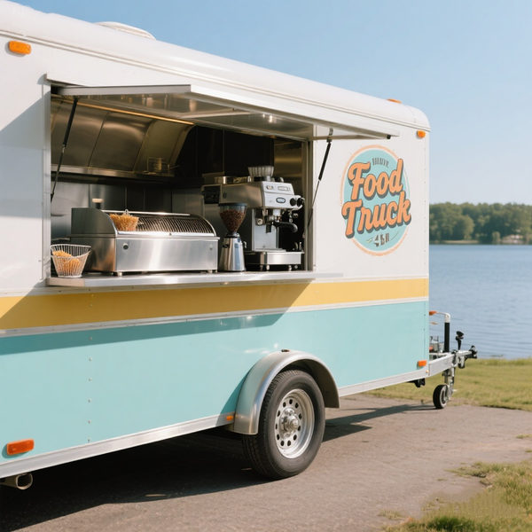 

Small Food Cart Portable Mobile Bar Trailer Food Concession Cart for Outdoor Catering Drinks Beer Juice Coffee Sale