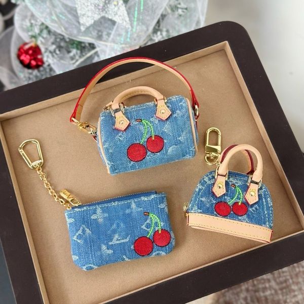 

New Luxury Keychain Mini Bags Keyring Designer Bag Charm Letter Fashion Keychains Men Women Keyring Coin Purse Unisex Hangings High Quality Gifts