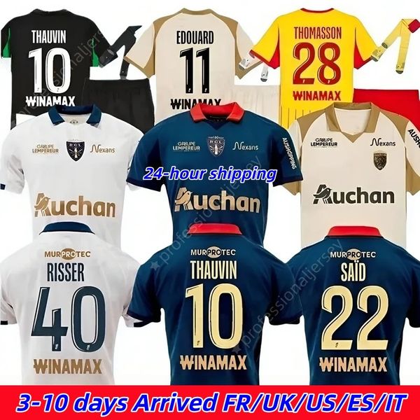 

25 26 Maillot RC Lens Soccer Jerseys Home Away THIRD Saint-Barbe Special KAKUTA FULGINI DIOUF SPIERINGS GANAGO SOTOCA Football Shirt Jersey FANS PLAYER Men Kids Kit, 25/26 home