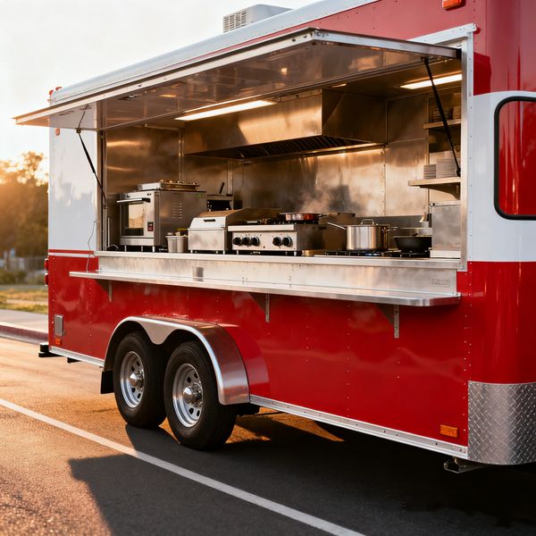 

Custom Electric Food Truck Mobile Kitchen Trailer Fast Food Cart Fully Equipped for Street Vending and Catering