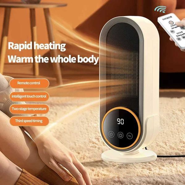 PTC Ceramic Space Heater E68/E68S Desktop Fan Heater 1200W With LED Display Touch/Remote Control Tip-Over Overheat Protection Z251212