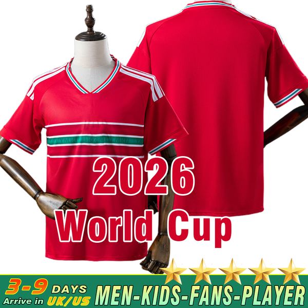 

2026 World Cup Wales soccer jerseys JAMES BALE Men Home Away goalkeeper Training fans player Welsh football shirts JOHNSON N.WILLIAMS RODON T.ROBERTS CABANGO LEVITT A, Grey