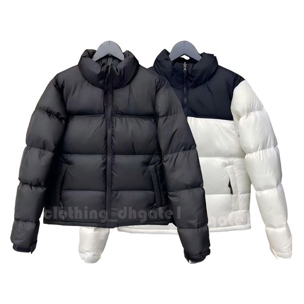 

Designer Puffer Jacket Down Parkas Coats Winter Men Outerwear Body Warm Puffer Windproof Downs Parkas Waterproof Thick Zipper Embroidery Badge Loose Size S-XXL, Burgundy