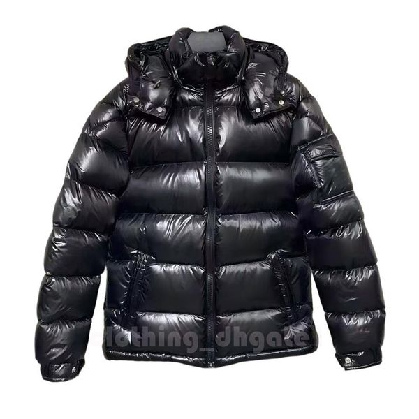 

Mens Puffer Jacket Designer Winter Down Parkas Coat Windproof Doudoune Letter Embroidery Epaulet Shiny Matte Material Couple Fashion Designer Parkas Apparel, White