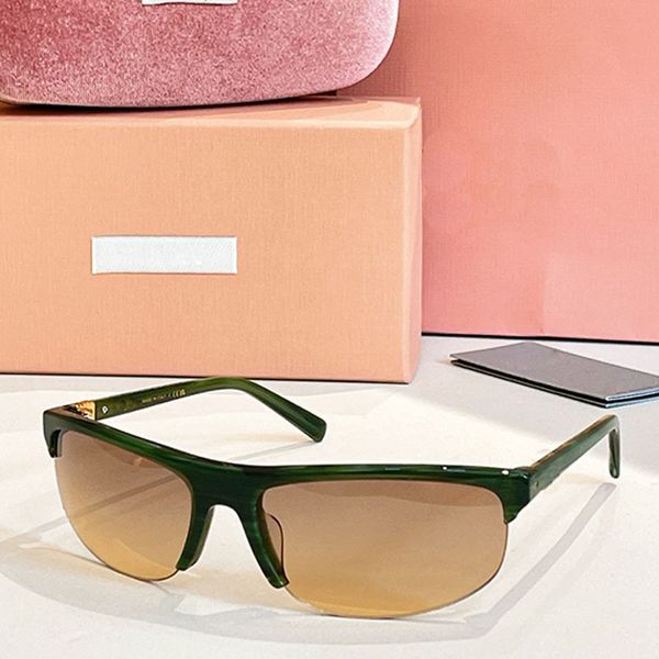 

Fashion Designer Lady Sunglasses Acetate Fiber Half Frame Glasses Outdoor Vacation Travel Leisure Style Top Quality UV 400 MU122 Fashion Cat Eye Women Glasses