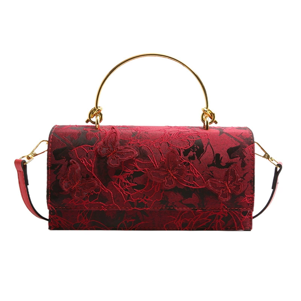 

Spring new pink designer handbag lock single shoulder chain zipper bags women crossbody lace butterfly bag ladies, Green