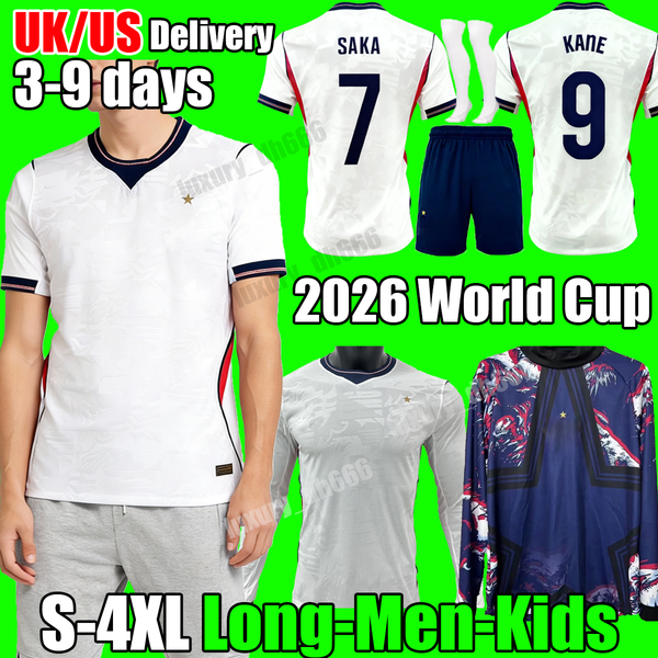 

26 27 4XL eNglAnD football shirt World Cup 2026 football Top soccer jersey BELLINGHAM RASHFORD KANE SAKA RICE FODEN home away Long sleeves goalkeeper gk adult kids kit, 2026 home adult