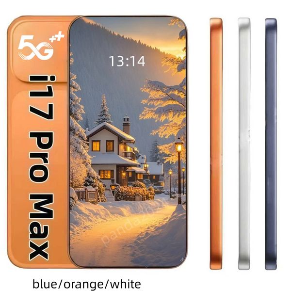 i17 pro max 2025 new cell phone 5G smartphones 16GB 1TB Camera 48MP 108MP Face 4G 5G ID GPS Octa Core android mobile phones unlock full screen