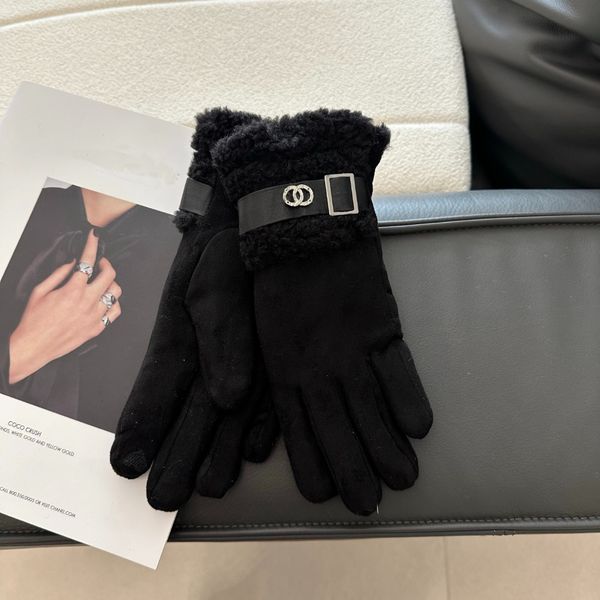 

Winter Gloves Designer Letter Women Mens Designer Gloves Keep Warm Five Fingers Five Fingers Luxury Glove Thicken Fashion Classic
