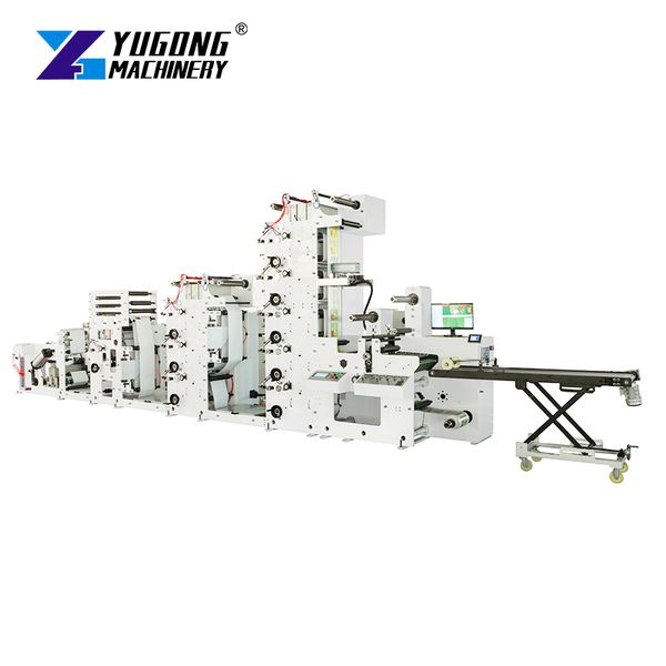 

High-Speed Coffee Cup & Box Printer | Automatic Flexo Machine with Inline Slitting/Die Cutting