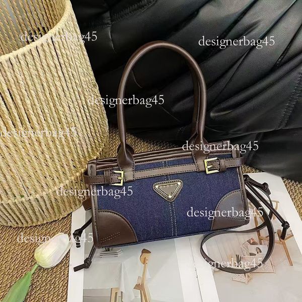 

Vintage Denim Large Capacity New designer bag Cross Border Casual Daily Luxury handbag Crossbody Handheld Commute Bag