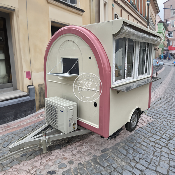 High Quality Street Mobile Bar BBQ Food Truck Cart Travel Camping Camper Hot Dog Burger Trailer Van Coffee
