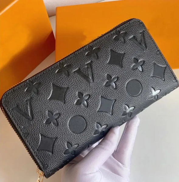 

10A Designer Wholesale Fashion Luxury Wallets Long Style Single Zipper ORGANIZER Men Women Leather Wallet Lady Purse Card Holder, 1#