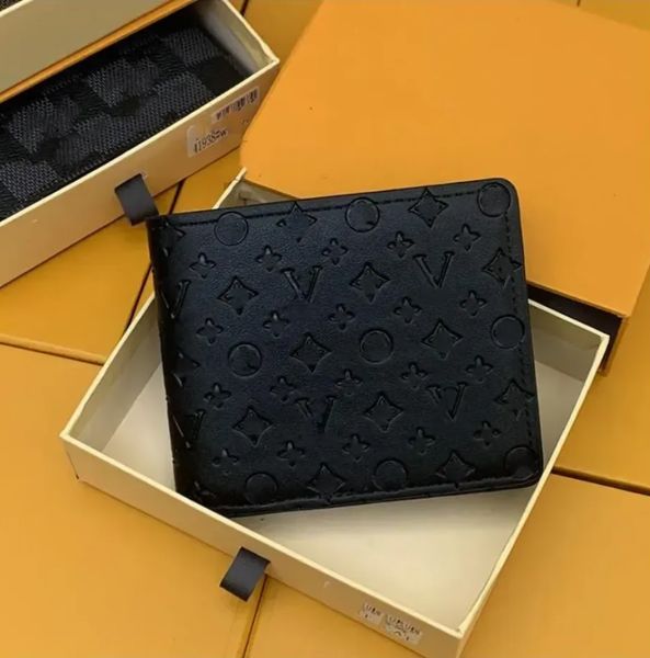 

Top quality Designers Luxury Genuine Leather Wallets cardholder France Paris plaid style luxurys mens designers women wallet Purse Crossbody Bag 10A, 11#