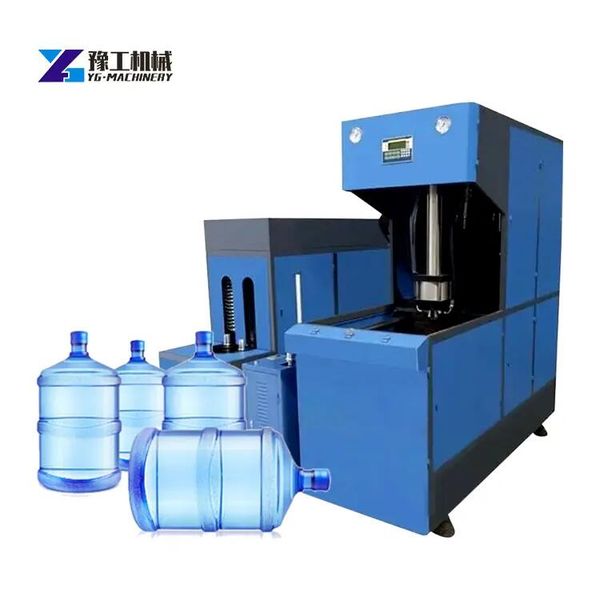 

2-Cavity Semi-Automatic PET Blow Molding Machine | 250ml-5L Bottle Production