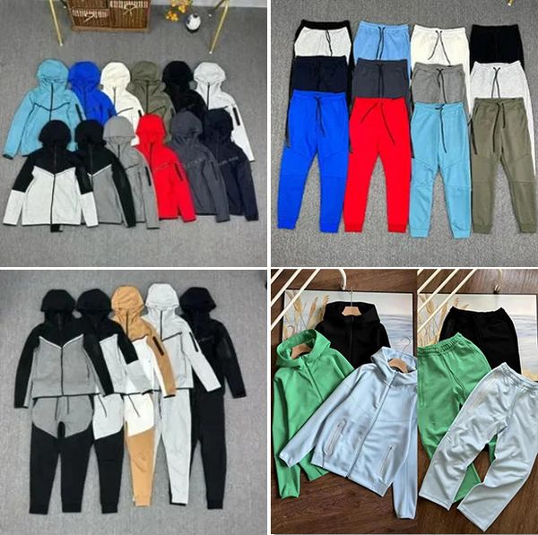 

Designer Hoodie Tech Fleece Mens Womens Hoodies Pants Tracksuits Sports Jackets Basketball Football Outfit Two piece set techfleece Man Joggers Tracksuit -2XL, Wheat