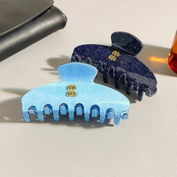 

Luxury Barrettes Women Hair Claw Shark Clip Brand Hair Clip Designer Jewelry Hairpins HairJewelry Accessories, Gold