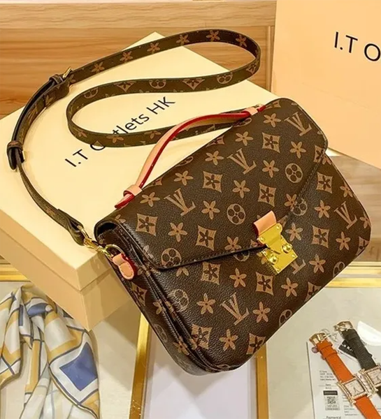 

Luxury Designer bag Embossed flower pochette Women Handbag Messenger Bags Genuine Leather METIS Elegant Womens Shoulder Crossbody Bag, #9