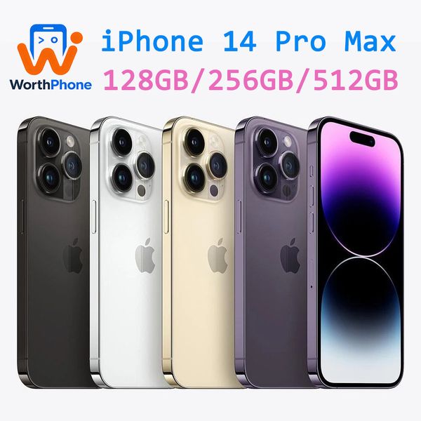 Unlocked iPhone 14 Pro Max Cellphone 6GB RAM 128GB/256GB/512GB ROM A16 IOS With Face ID Free Shipping