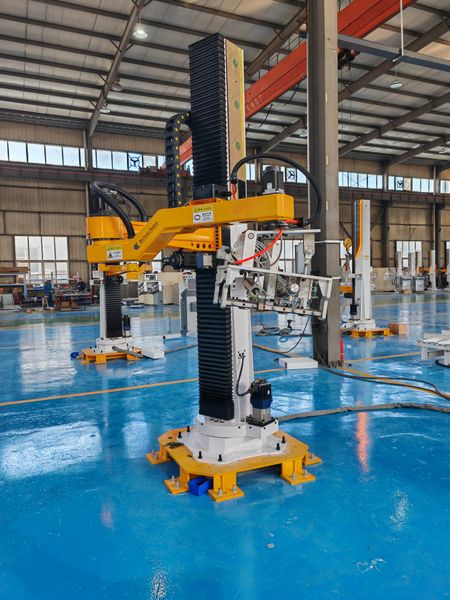 

Automatic Column Type Robot Arm Mechanical Palletizer Multi-Function Carton Box Stacking & Palletizing Machine