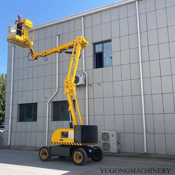 

Insulated Fiberglass Curved Arm Aerial Lift for Live Electrical Work