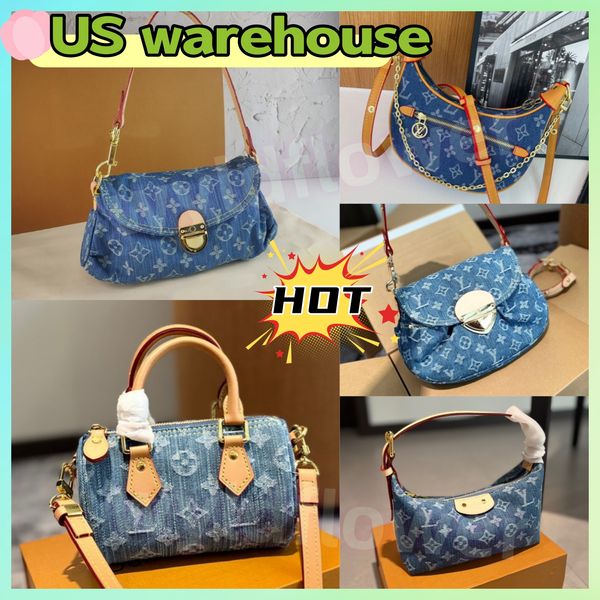 

designer purse Luxury bag designer bags jean shoulder bag designers woman crossbody bag blue purses vintage handbags designer for women tote bags for women, Style 2