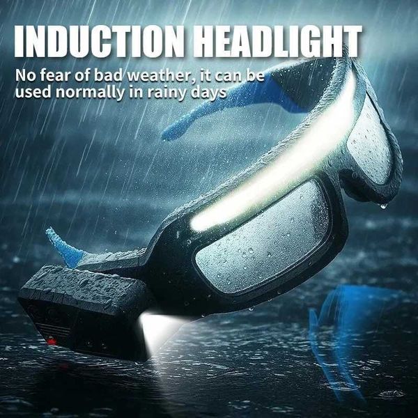 Hands-Free lamp USB-C Rechargeable 5 Lighting Modes 90 Tiltable Light for Hands-Free Work Night Adventures L251218