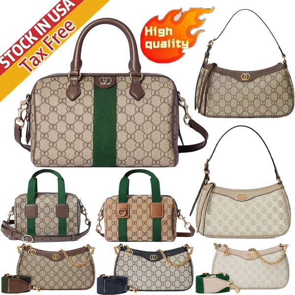 

Tote Bag Designer Bag Shoulder Bag High-Quality Leather Shoulder Handbag Ophidia Detachable Strap Crossbody Bag Women's Luxury Bag Boston bag Purse Evening Bag New, #4