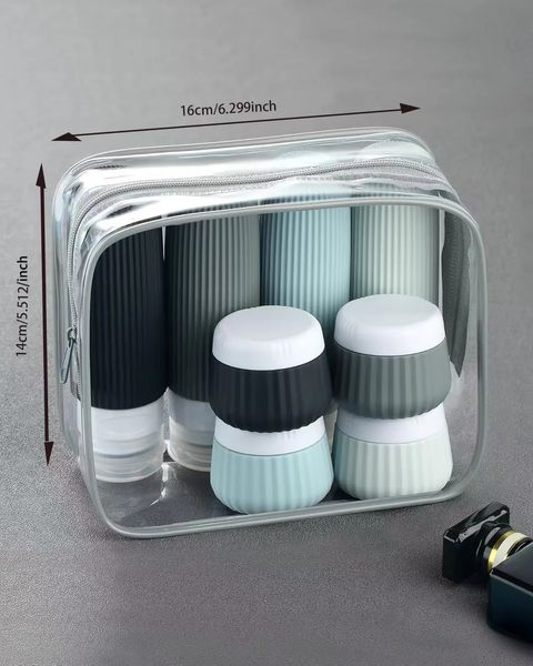 Travel Supplies Milk Bottles Tsa Approval Bpa Not Included 3 oz LeakProofa ndS queezableS iliconeB ottlesR efillableT ravelA 251213