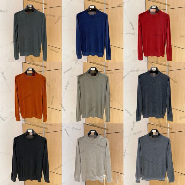 

Designer sweaters mens luxury sweaters lpp classic italy style wool knitwear quarter zip Pullover, Black-l3