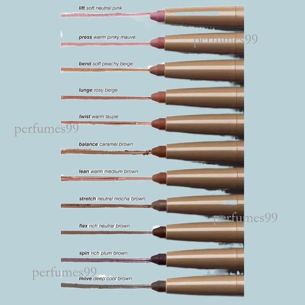 

11 liner Waterproof Liner 0.75g Lips Contour Lift Press Bend Lunge Twist Balance Lean Stretch Flex Red Lip Pencil Matte Colors Lipliner Fast Ship, As show
