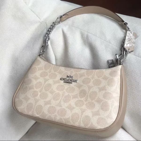 

10A teri shoulder bag Teri Bag Designer Bag mini crossbody bag Women Classic Old Flower hobo bag Casual Handheld Chain Bag Half Moon Bag Smooth Leather Shoulder Bag, Style 25