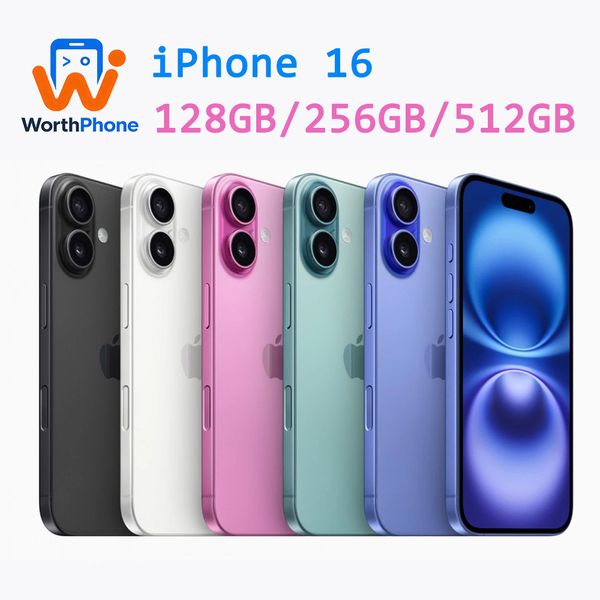 IPhone 16 128/256/512 GB - All Colors - Unlocked 6.1 inch 48MP With Face ID BOXED The Best Gift-Giving
