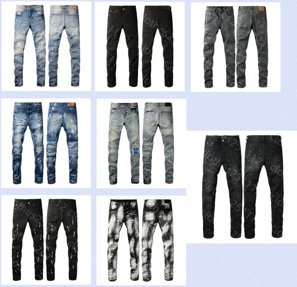 

designer jeans for mens jean men sweatpants slim fit denim trousers fashion Man High Quality hip pop long pants causal jeans straight retro ripped jean, Jeans13
