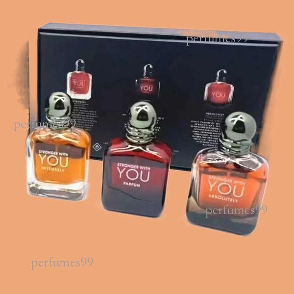 

cologne set Perfume 30ml 3pcs Stronger with You Intensely Tobacco Eau De Parfum Absolutely Sandalwood Oud Freeze Man Cologne Spray Body Mist Fast Ship Top Quality
