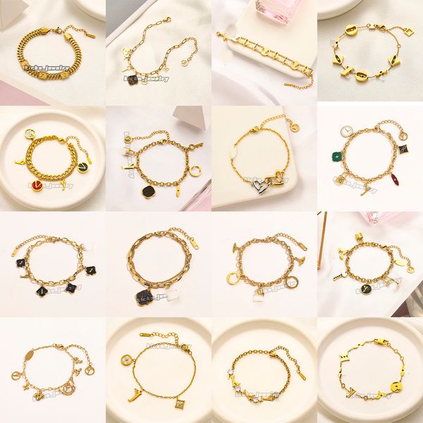 

Fashion bracelet classic letter bracelet leather bracelet Cuban bracelet suitable for men and women bracelet birthday party gift BF